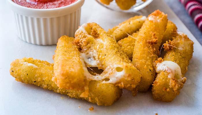 Mozzarella sticks appetizers served at Big Cherry Brewing Company restaurant, brewery and bar located in Big Stone Gap, VA logo Mozzarella sticks appetizers served at Big Cherry Brewing Company restaurant, brewery and bar located in Big Stone Gap, VA logo